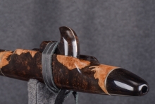 African Blackwood Burl Native American Flute, Minor, Mid A-4, #U6G (3)